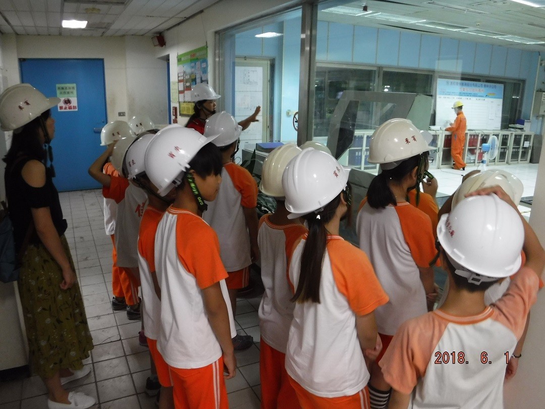 焚化廠現場參訪-中控室