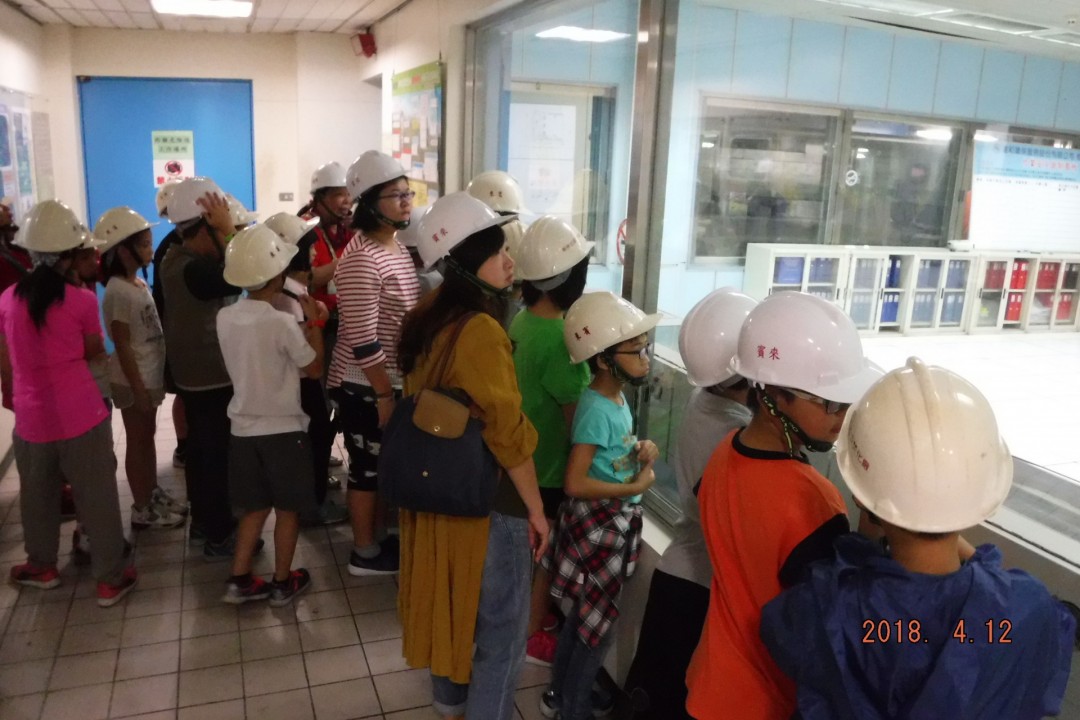 焚化廠現場參訪-中控室