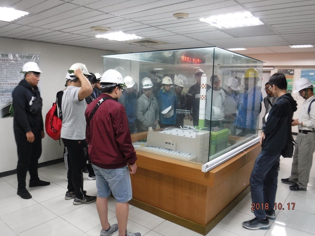 現場參觀-焚化廠模型介紹