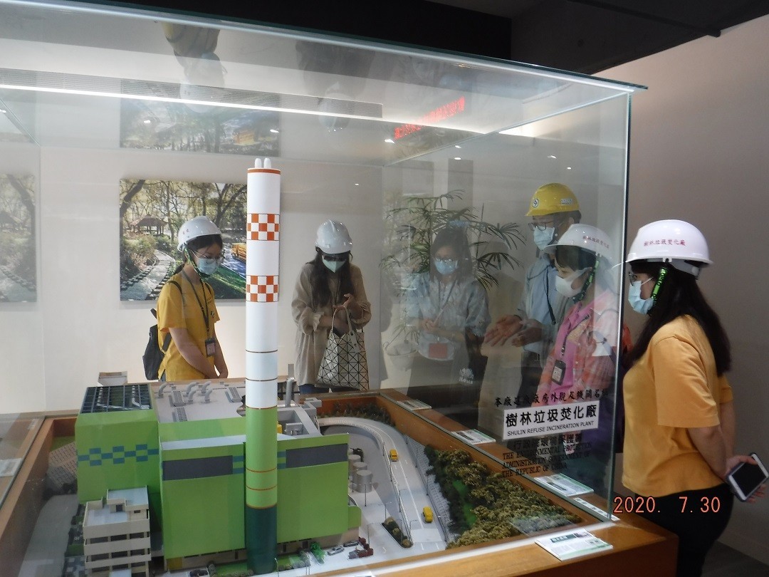 現場參觀-焚化廠模型介紹