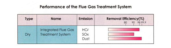 Performance of the Flue Gas Treatment System